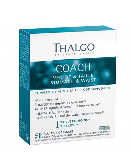 Thalgo Coach Ventre & Taille – Suplemento para Redução de Gordura Abdominal e Cintura