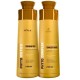Shampoo Preparatório + Alisante Capilar Profissional para Cabelo Liso e Sem Frizz | Pack 2x1L