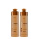 Shampoo Preparatório + Alisante Capilar Profissional para Cabelo Liso e Sem Frizz | Pack 2x1L