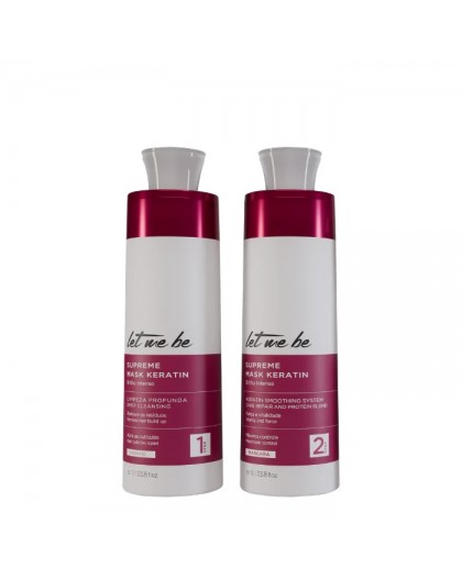 Progressiva Brasileira Supreme Mask Keratin – Alisamento Profissional 2x1L